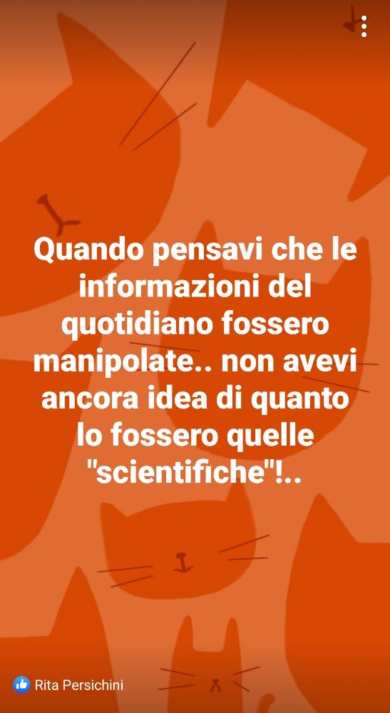 Quando pensavi che le informazioni del quotidiano fossero manipolate.. non avevi ancora idea di quanto lo fossero quelle scientifiche..